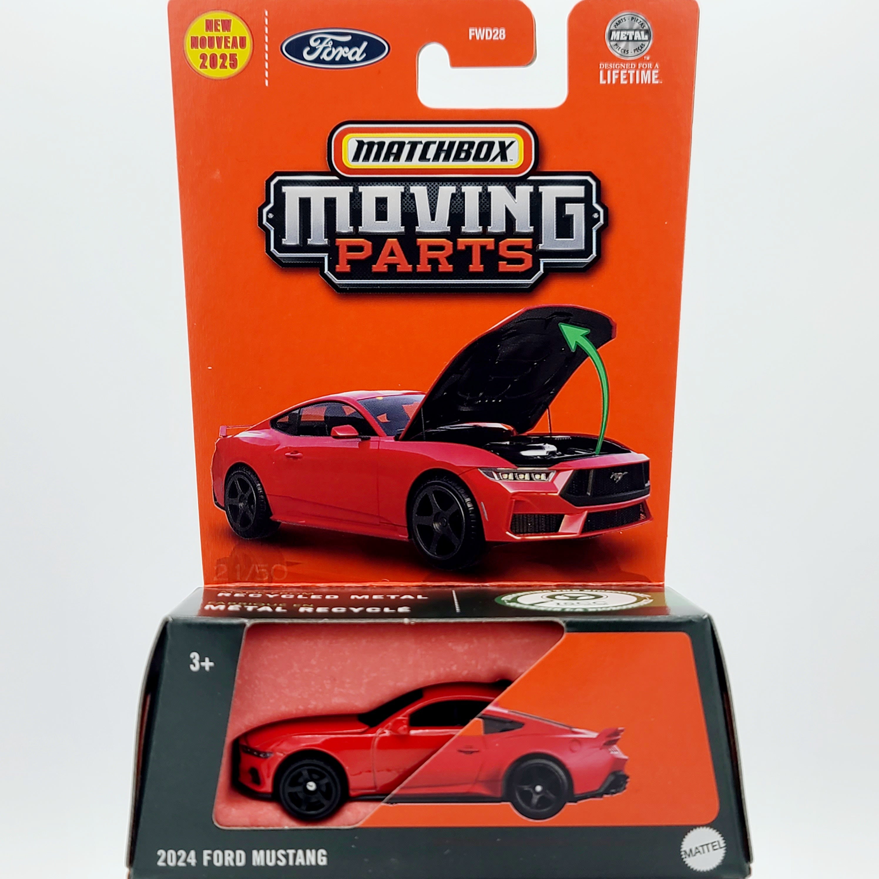 Matchbox '24 Ford Mustang (2025 Moving Parts Mix 1)