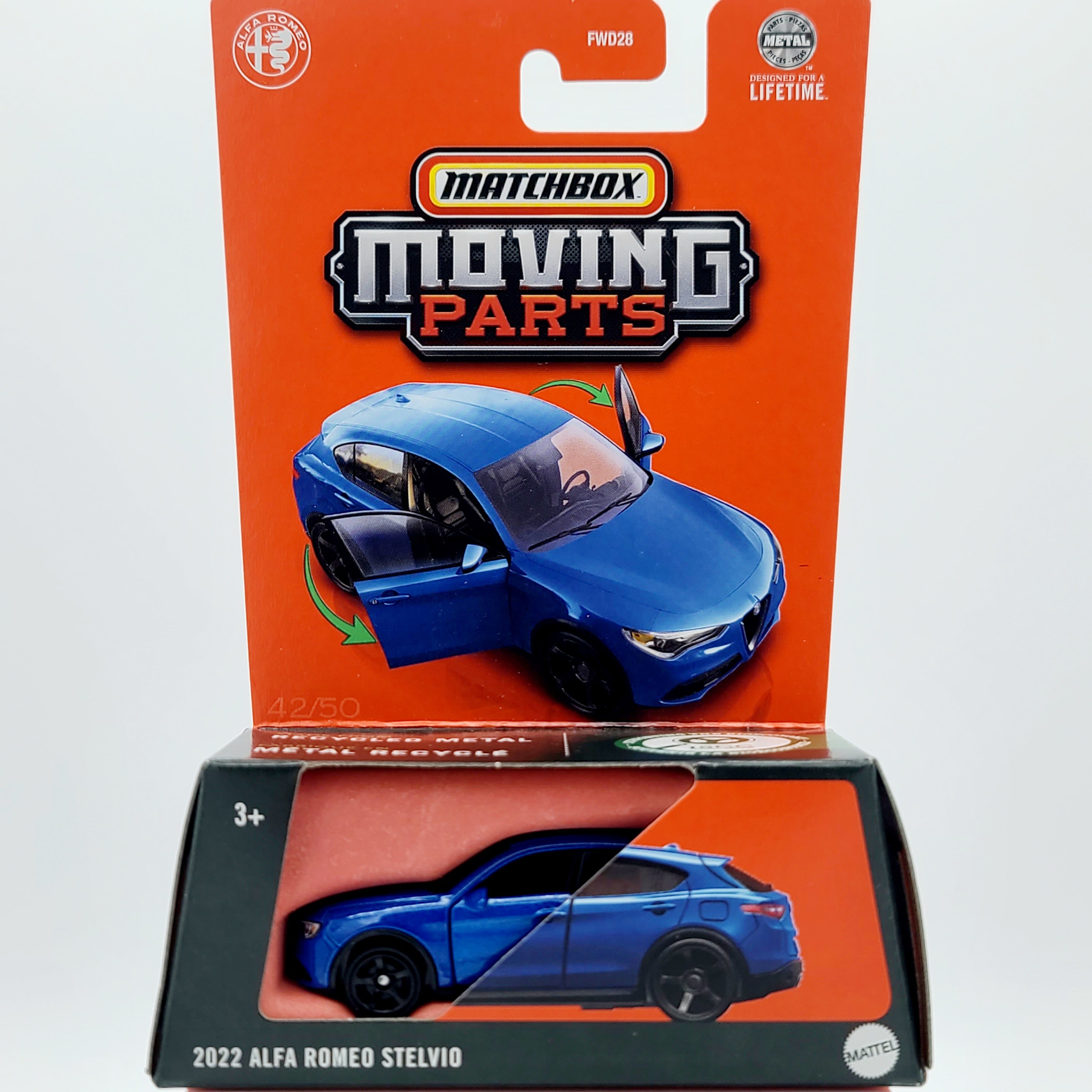 Matchbox '22 Alfa Romeo Stelvio (2025 Moving Parts Mix 1)