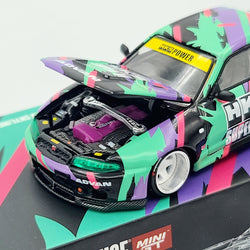 Kaido House x Mini GT Nissan Skyline GT-R (R33) HKS V1 - 1:64 (2024 Limited Edition)