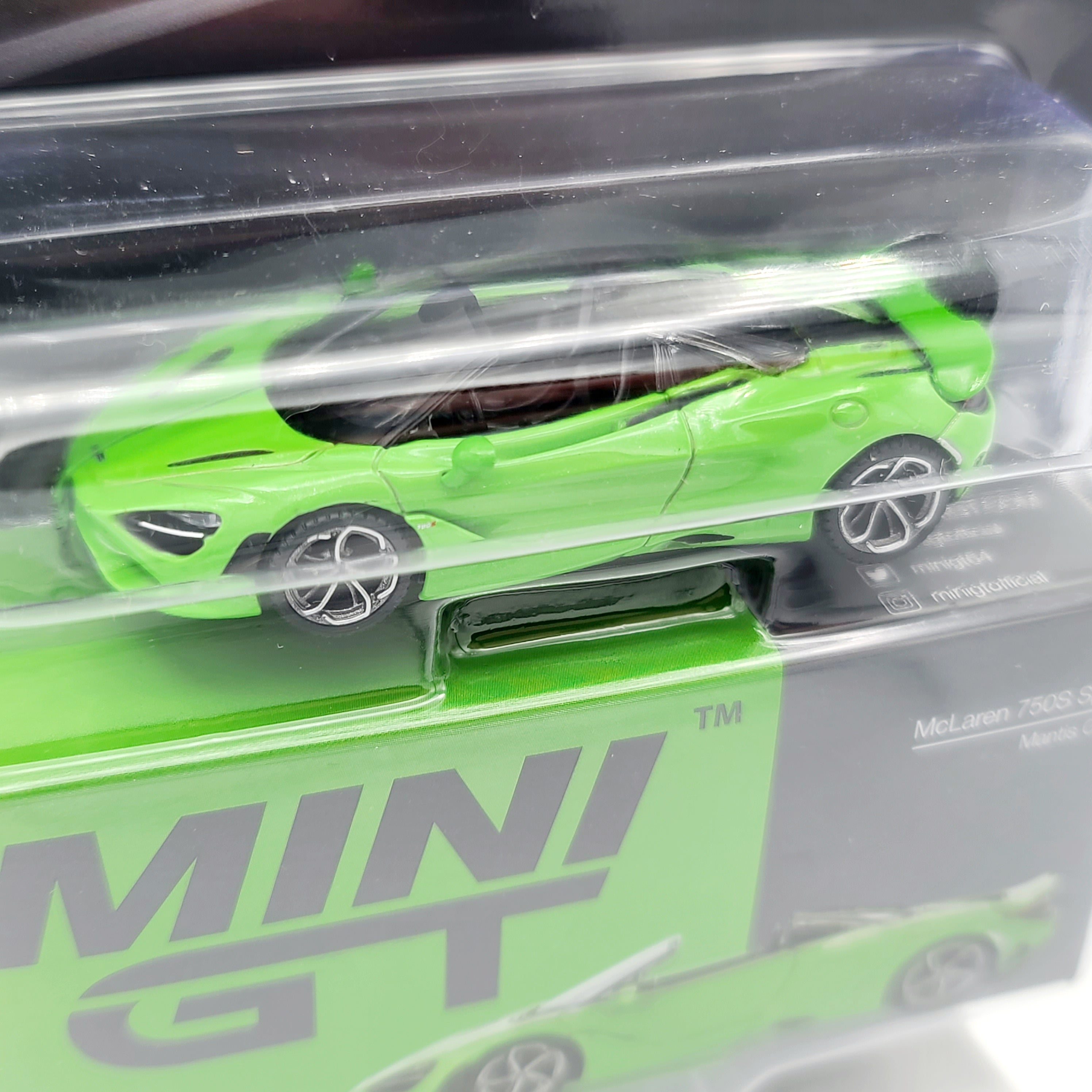 Mini GT McLaren 750S Spider - 1:64 scale, Mantis Green (2024 MIJO Exclusives - Limited Edition)