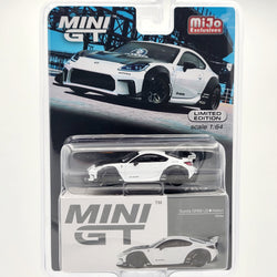 Mini GT Toyota GR86 LB Nation - 1:64 scale, White (2024 MIJO Exclusives - Limited Edition)