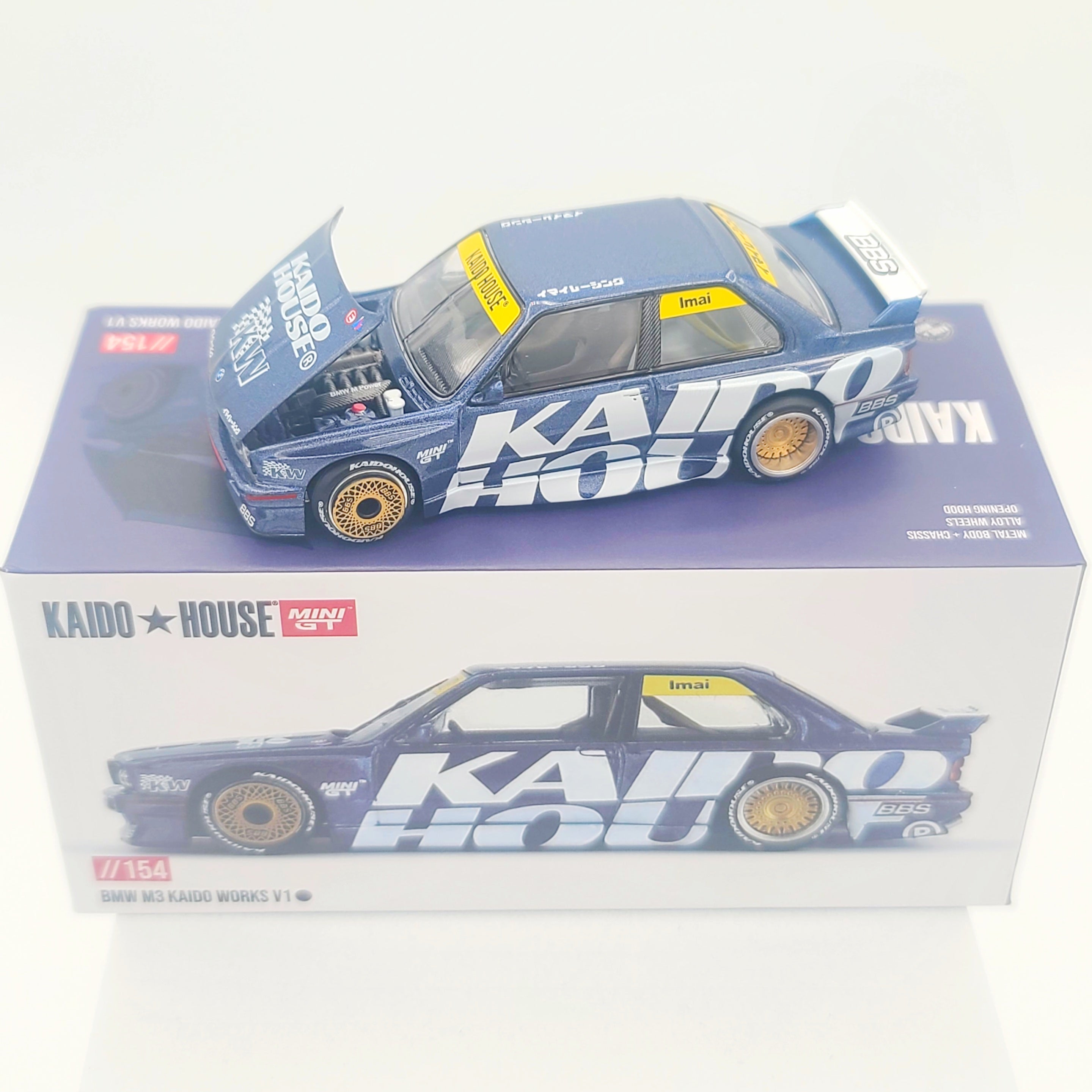 Kaido House x Mini GT BMW M3 Kaido Works V1 - 1:64 Scale (2024 Limited Edition)