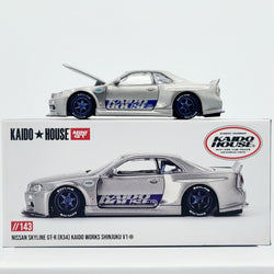 Kaido House x Mini GT Nissan Skyline GT-R (R34) Kaido Works Shinjuku V1 - 1:64 Scale (2024 Limited Edition)