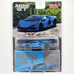 Mini GT Lamborghini Revuelto - 1:64 scale, Blu Eleos (2025 MIJO Exclusives - Limited Edition)