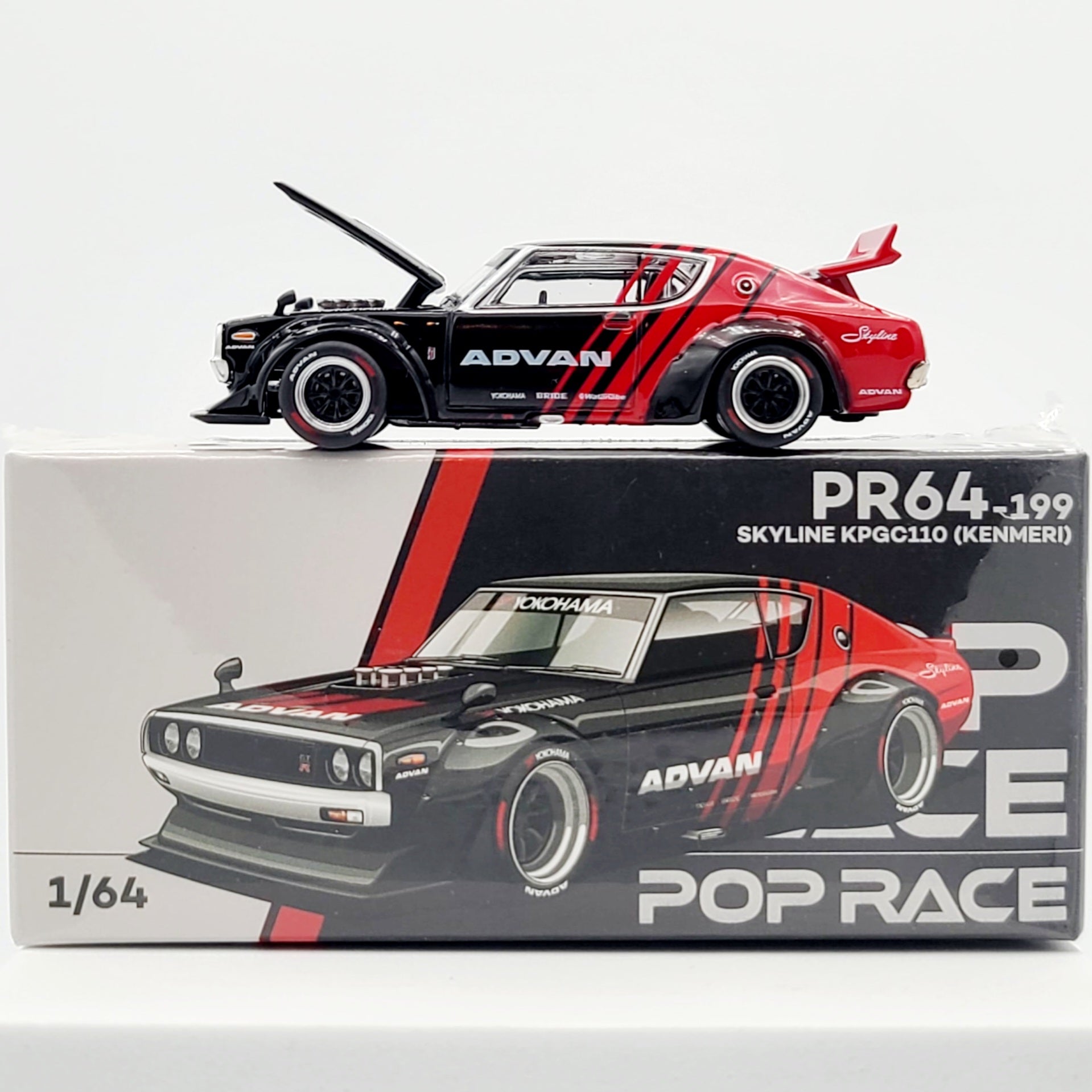 Pop Race Nissan Skyline GT-R V8 Drift Kenmeri 