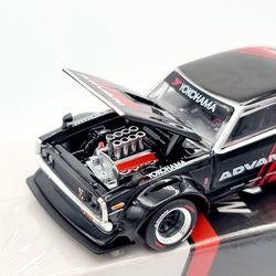 Pop Race Nissan Skyline GT-R V8 Drift Kenmeri "Advan"- 1:64 scale (2024 Limited Edition)