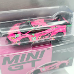 Mini GT Lamborghini Huracan GT3 EVO2 #83 Iron Dames IMSA 2023 Daytona 24HRS - 1:64 scale (2024 Limited Edition)