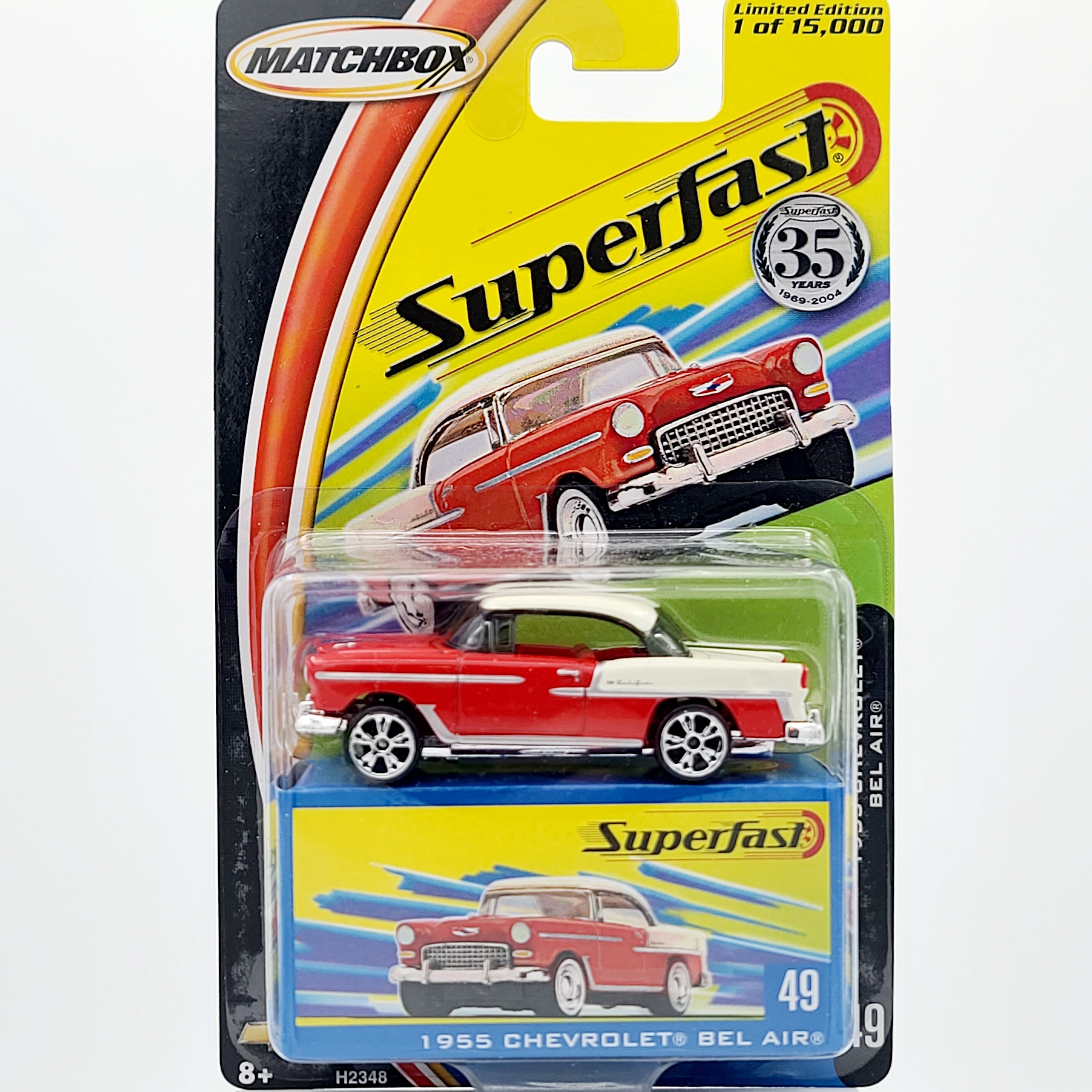 Matchbox '55 Chevy Bel Air (2004 MBX Superfast - Limited Edition)