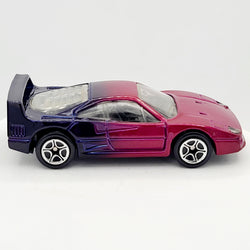 Matchbox Ferrari F40 *Split 5 Spoke Wheel Variant* (1996 MBX Basic 1-75)