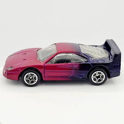 Matchbox Ferrari F40 *Split 5 Spoke Wheel Variant* (1996 MBX Basic 1-75)