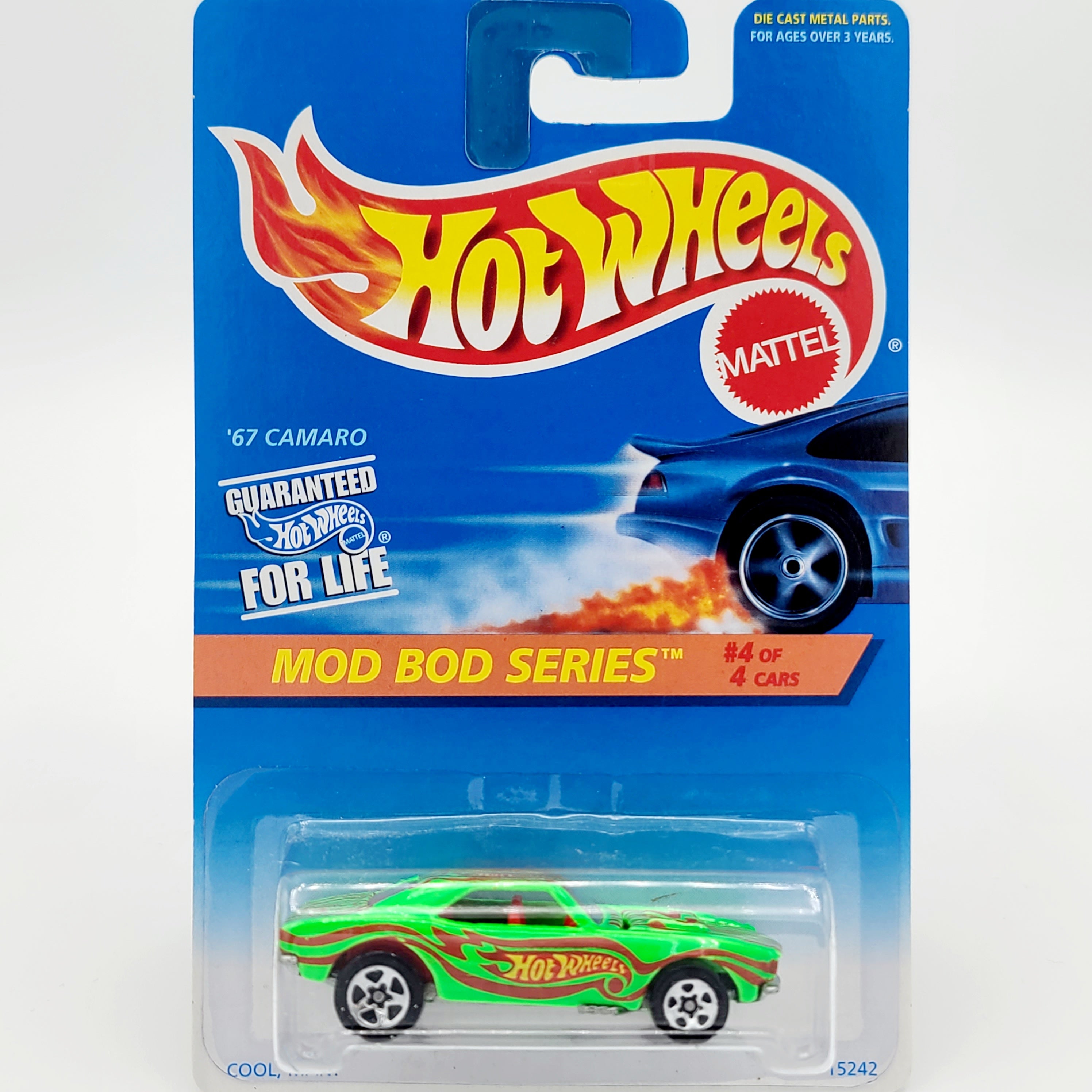 Hot Wheels '67 Camaro *5 Spoke Wheel variant (1995 HW Basic - Mod Bod)