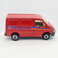 Matchbox '87 Ford Transit "Motorsport" (1986 MBX International ROW 1-75)