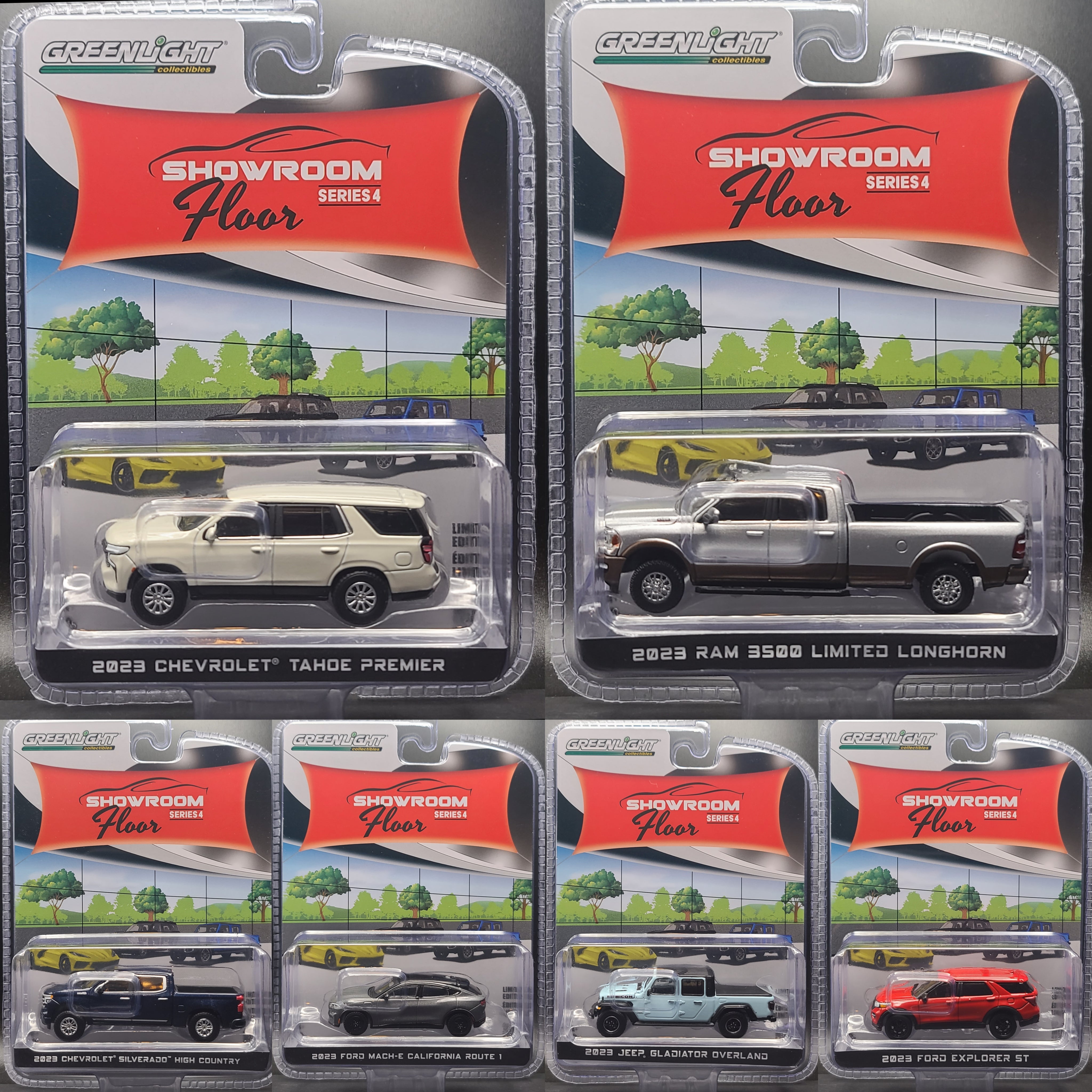 GreenLight - 2024 Showroom Floor Series 4 - Complete Set of 6 - 1:64 scale