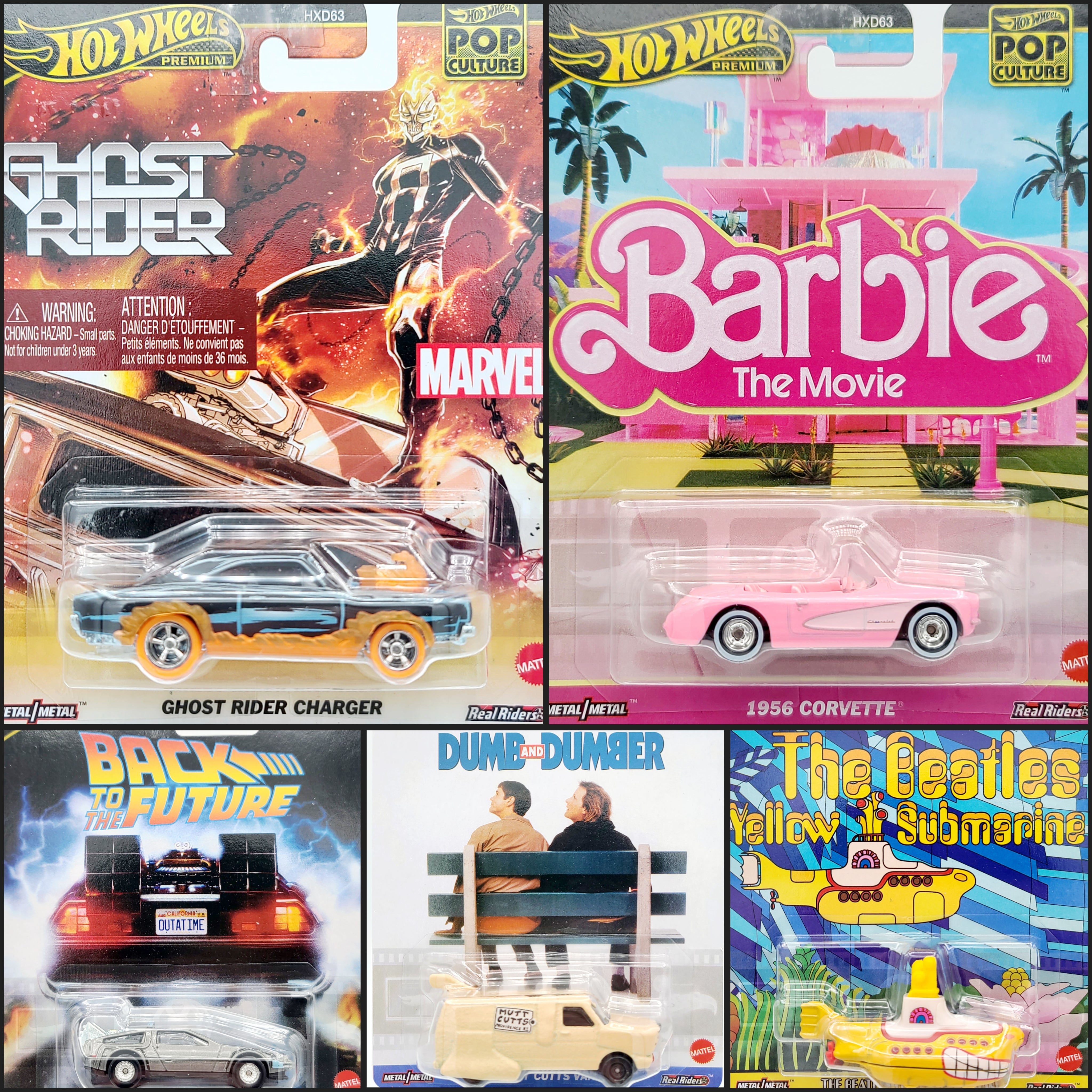 Hot Wheels - 2025 Pop Culture / Car Culture Case H (Set of 5 Cars)