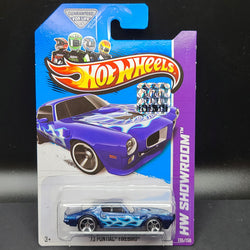 Hot Wheels '73 Pontiac Firebird (2013 Mainline - Factory Set Stickered)