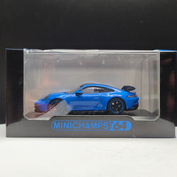 Minichamps 64 2021 Porsche 911 GT3 992 - 1:64 scale, Shark Blue (2022 Release)
