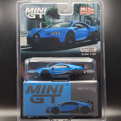 MINI GT Bugatti Chiron Pur Sport - 1:64 scale (2022 MIJO Exclusives - Limited Edition 1 of 7200)