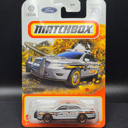 Matchbox Ford Police Interceptor, MBX 70th Anniversary (2023 Basic - Blister Pack)