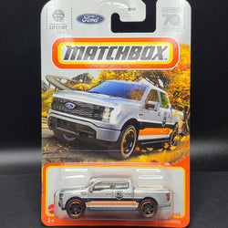 Matchbox '22 Ford F-150 Lightning Pick-up Truck, MBX 70th Anniversary (2023 Basic - Blister Pack)